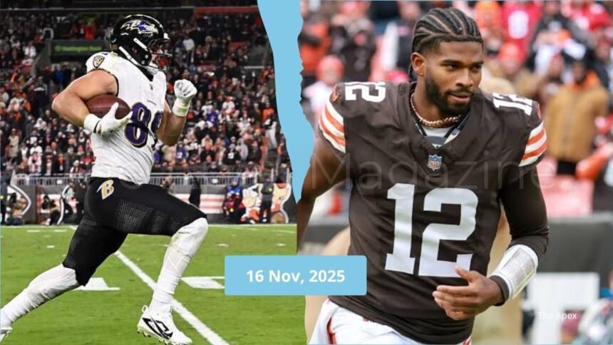 Baltimore Ravens vs Cleveland Browns Match Player Stats