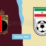 Belgium vs Iran Match Player Stats