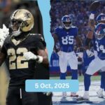 New York Giants vs New Orleans Saints Match Player Stats