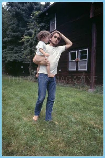 With Father Bob Dylan