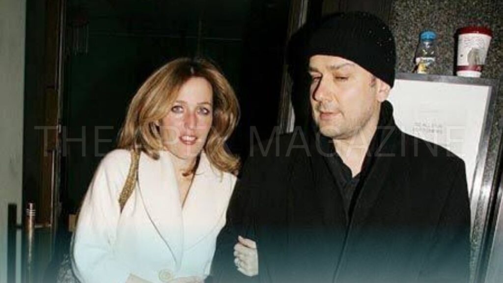 With Gillian Anderson
